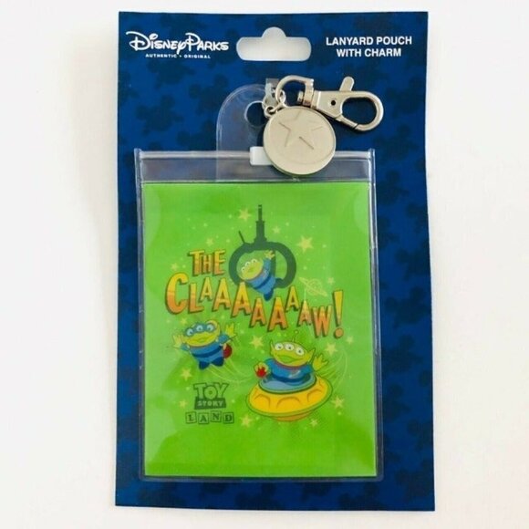 Disney Parks - Pixar - Toy Story Land - "The Claw" Lanyard Pouch with Charm - Picture 1 of 2
